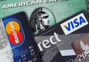 american express visa and master cards