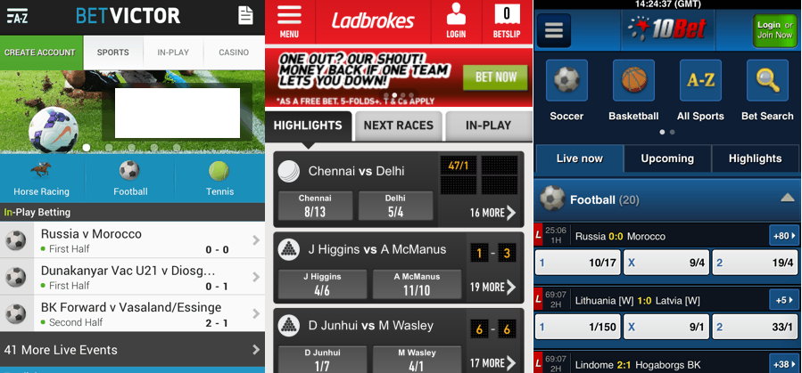 betting apps early version