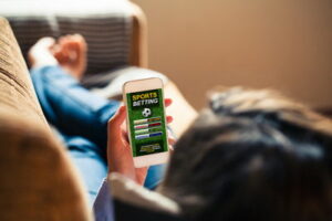 betting on sports app at home