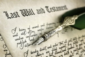 last will and testament