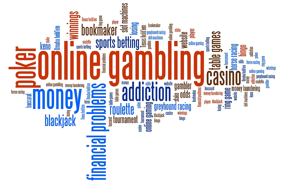 online gambling word cloud