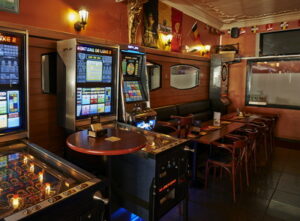 slot machines in a pub