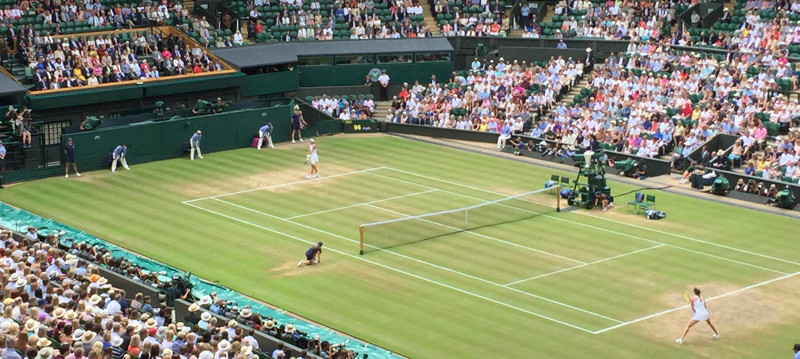 tennis match at wimbledon