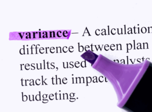 variance word defined