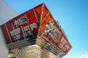 wsop europe event sign
