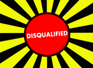disqualified