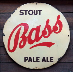 Old Bass beer sign