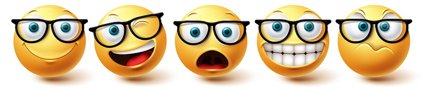 various emjois emotions