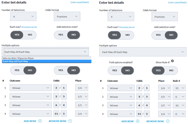 BetVictor Bet Calculator Example