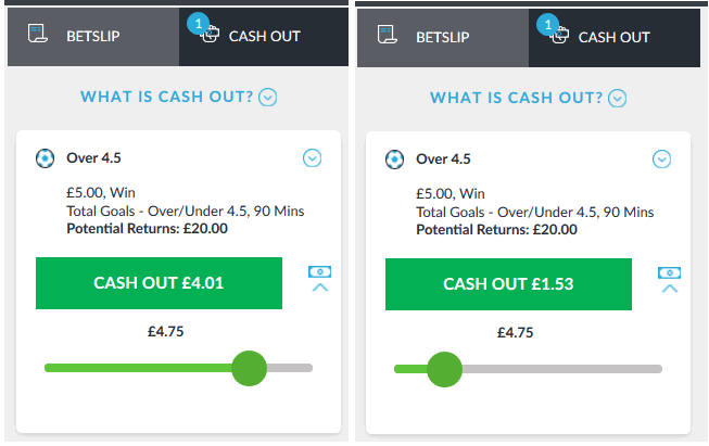 partial cash out example betvictor