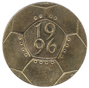 european championship 1996 pound coin