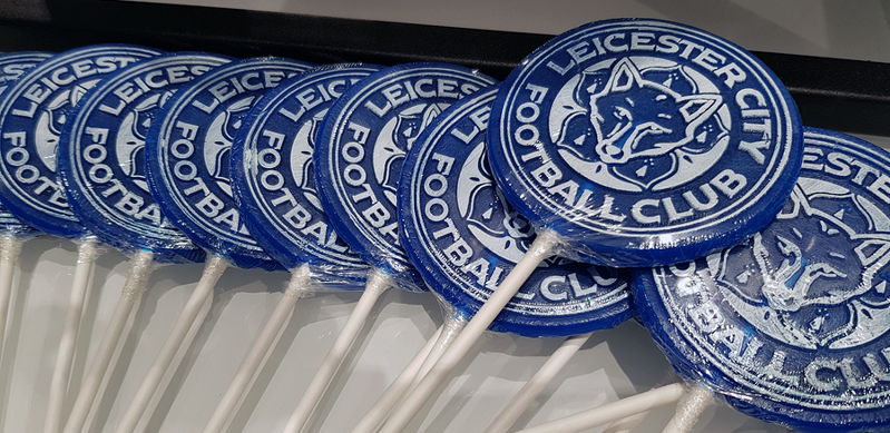 leicester city lolipops