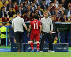 substitute mo salah injury champions league final