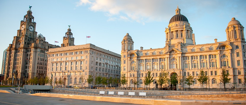 liverpool three graces at the pierhead