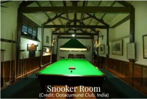 ootacumund club billiard room