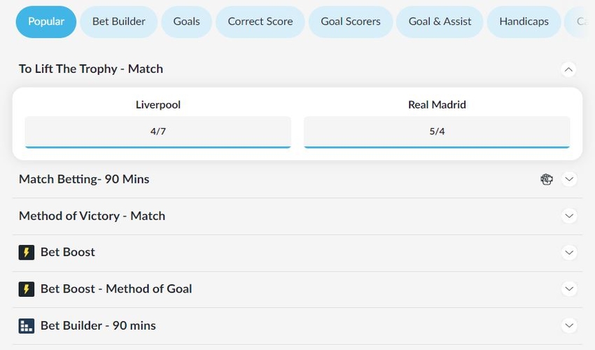 betvictor odds prices
