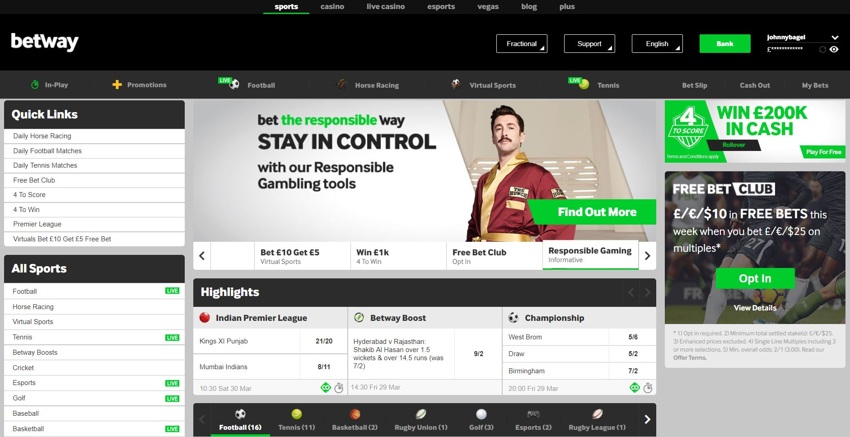 betway homepage 850px