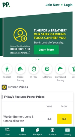 paddy power mobile