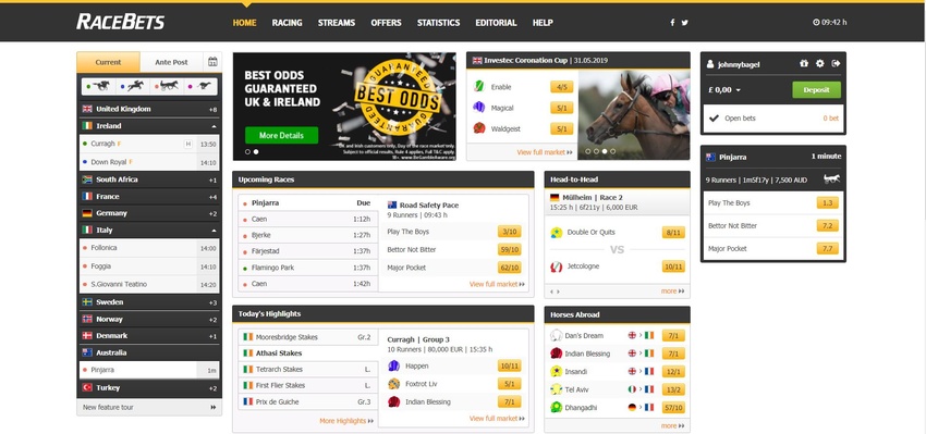 racebets homepage 850px