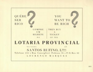 old lottery ticket 1929