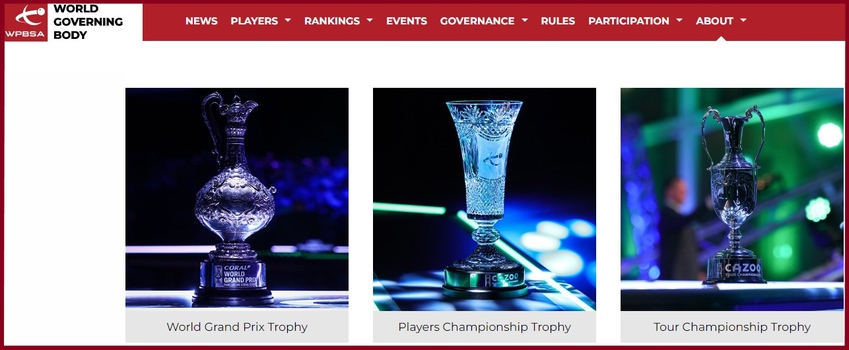 snooker trophies