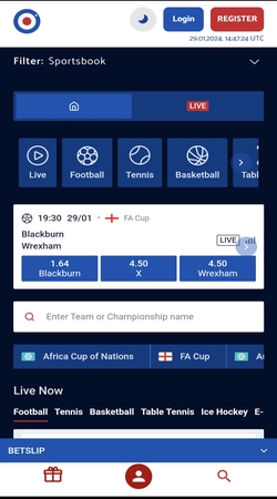 All British Sports Mobile Betting App