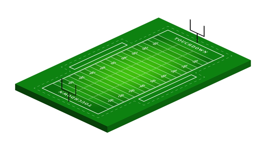 american football field