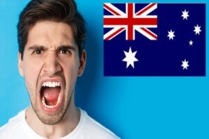 Angry Australian Man
