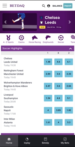 Betdaq Mobile App