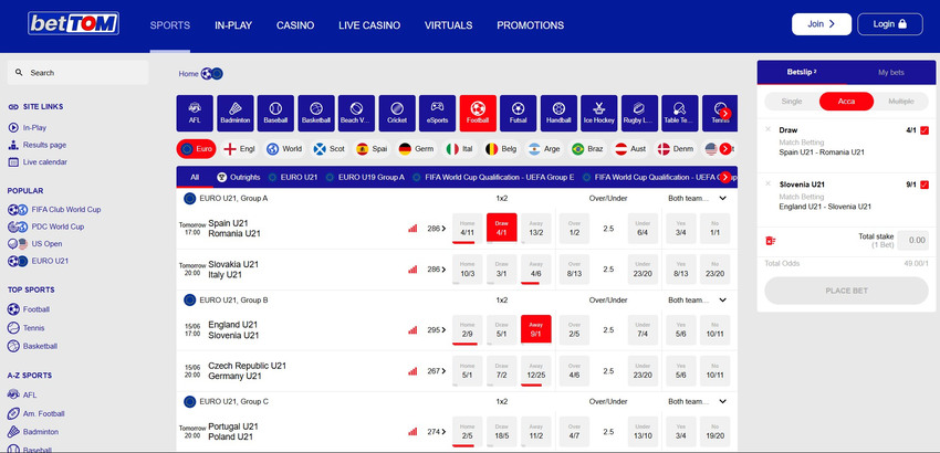 BetTom Website