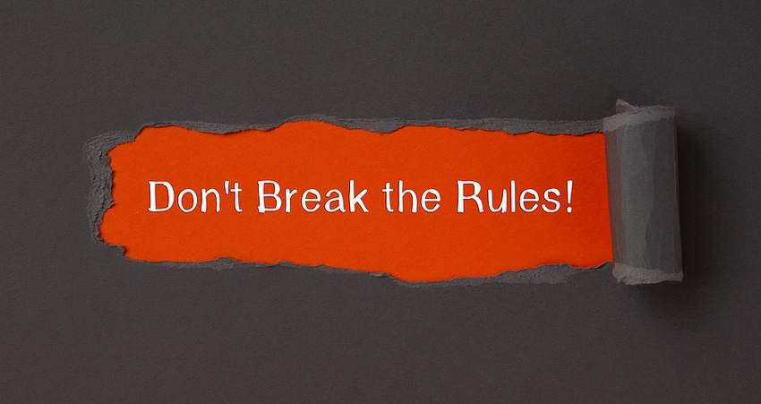 Don't Break the Rules