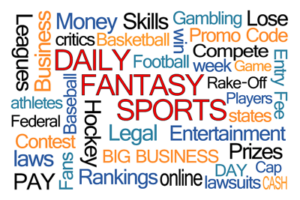 daily fantasy sports word cloud