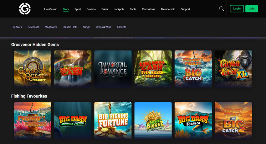 Grosvenor Online Casino