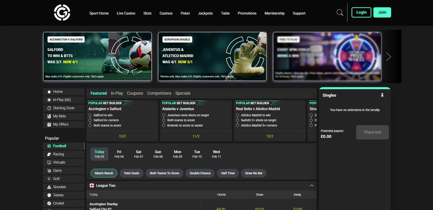 Grosvenor Sports Interface 2026