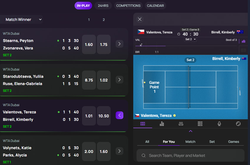 Kwiff In Play Betting