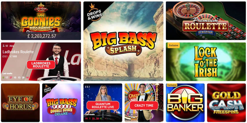 Ladbrokes Casino Games