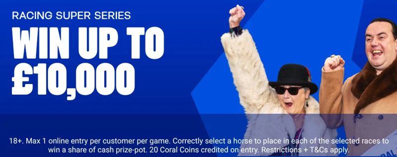 racing jackpot offer free game from coral